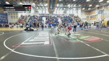 132 lbs Quarterfinal - Seth Jones, Lake Gibson High School vs Cano Austin, Charlotte High