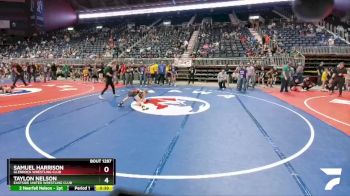 108 lbs Champ. Round 1 - Taylon Nelson, Eastside United Wrestling Club vs Samuel Harrison, Glenrock Wrestling Club