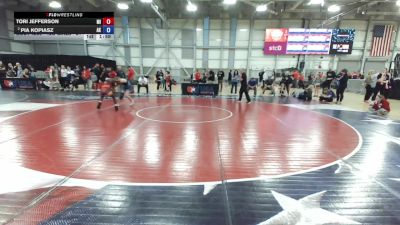 12U Girls - 94 lbs Cons. Semis - Tori Jefferson, MI vs Pia Kopiasz, AK