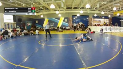 113 lbs Round 7 (8 Team) - Jett Johnson, Cocoa Beach WC vs Nadir Shalaby, SOWA