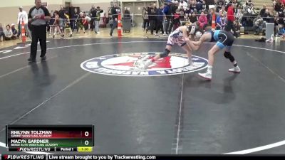 90 lbs Quarterfinal - Rhilynn Tolzman, Summit Wrestling Academy vs Macyn Gardner, Berge Elite Wrestling Academy