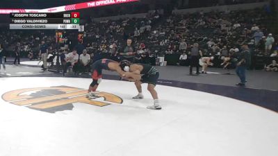 144 lbs Consolation - Joseph Toscano, Buchanan (CS) vs Diego Valdiviezo, Poway (SD)