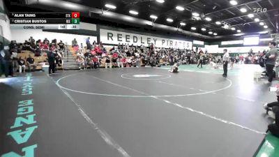 113 lbs Cons. Semi - Alan Taing, Stockdale vs Cristian Bustos, Reedley