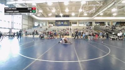 106 lbs Champ. Round 1 - Kallen Price, Brothers Of Steel Wrestling Club vs Conner Lewis, Elite Wrestling