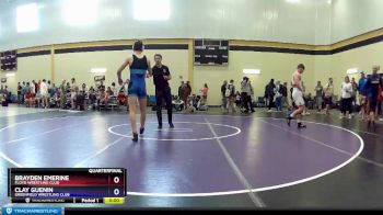 182 lbs Quarterfinal - Brayden Emerine, Floyd Wrestling Club vs Clay Guenin, Greenfield Wrestling Club