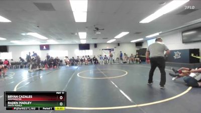 120 lbs Cons. Round 1 - Bryan Cazales, Westminster vs Raden Madley, Santa Monica