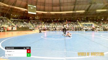 49 lbs Round Of 32 - Isaiah Brown, Elgin Wrestling vs Ryker Polk, Great Bridge