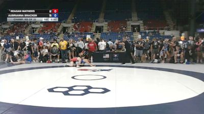 120 lbs Champ. Rd Of 32 - Reagan Mathers, Arizona vs Aubrianna Bracken, Virginia