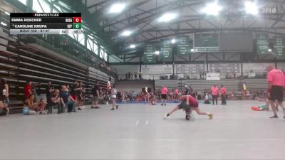 87-97 lbs Quarterfinal - Caroline Krupa, P3 Warrior Wrestling Academy vs Emma Roecker, Big Dog Grappling Academy