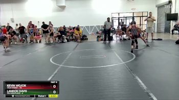 76 lbs Cons. Semi - Landon Davis, 518 Grapplers vs Kevin Wojcik, Yale Street