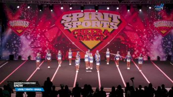 University Cheer Force - SNOW [2025 L1 Youth - Small Day 1] 2025 Spirit Sports Myrtle Beach Nationals