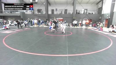 U12 FS - 78 lbs Quarters - Easton Napier, Cornerstone Mat Club vs Wyatt Farmer, Askeo International Mat Club