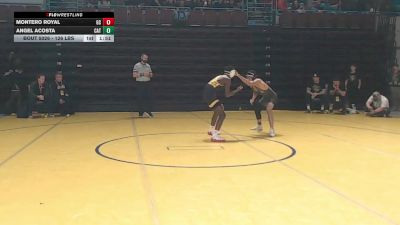 126 lbs Round Of 16 - Montero Royal, Goose Creek vs Angel Acosta, Catawba Ridge
