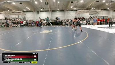 215 lbs Cons. Round 2 - Youdas Aghouiles, Cherokee Trail vs Julian Vigil, Arvada West