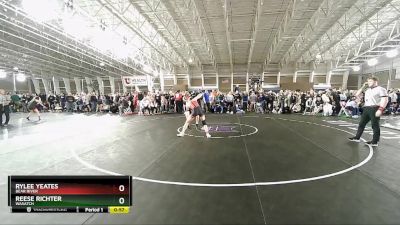 130 lbs Cons. Round 3 - Reese Richter, Wasatch vs Rylee Yeates, Bear River