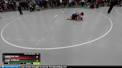 132 lbs Cons. Round 3 - Christian May, Colorado vs Mark Kozeluh, Illinois