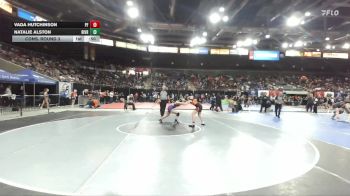 115 lbs Cons. Round 3 - Vada Hutchinson, Post Falls vs Natalie Alston, Riverton