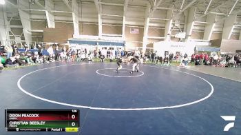 126 lbs Quarterfinal - Dixon Peacock, Emery vs Christian Beesley, Provo