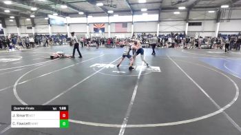 157 lbs Quarterfinal - Jeremiah Smartt, No Team vs Carter Fawcett, North Valley RTC