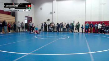 138 lbs Cons. Round 3 - Andrew Haynes, Terre Haute North vs Brady Franks, Jennings County