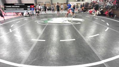 126 lbs Consi Of 8 #2 - Daniel Escobar, Gilmer Bobcat Wrestling vs Jonderious Williams, Troup Wrestling