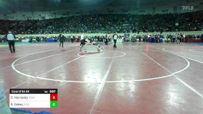 150 lbs Consi Of 64 #2 - Dominic Hernadez, Weatherford vs Adin Gokey, Tecumseh