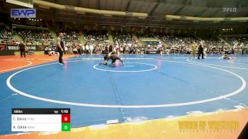 88 lbs Quarterfinal - Tajuan Davis, Team Tulsa Wrestling Club vs Aiden DAlie, BAM Training Center