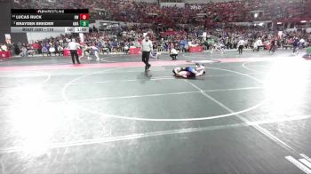 110 lbs Champ. Round 2 - Brayden Breider, Askren Wrestling Academy vs Lucas Ruck, BYA Wrestling