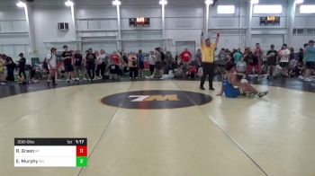 200-C lbs Round Of 16 - Rj Green, MI vs Emerson Murphy, WV