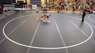 120 lbs Cons. Round 2 - Nolan Callahan, IL vs Lucas Forsythe, IL