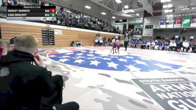 190 lbs Semis & 1st Wb (8 Team) - Radley Barrick, Madison vs Cain Grocott, West Central