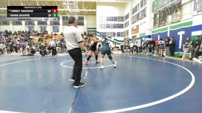 190 lbs Semifinal - Diana Duarte, San Marcos vs Yarely Vasquez, Imperial