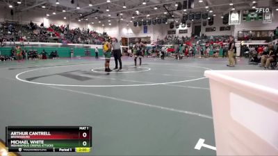 175 lbs Round 3 - Michael White, Indianapolis Crispus Attucks vs Arthur Cantrell, Brownsburg