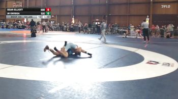 125 lbs Round Of 16 - Sean Elliott, Howell Highschool vs Jr Ortega, Black Fox