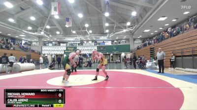 175 lbs 3rd Place Match - Caleb Arenz, Patrick Henry vs Michael Howard, Temecula Valley