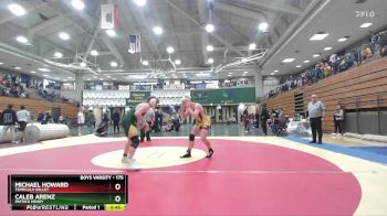 175 lbs 3rd Place Match - Caleb Arenz, Patrick Henry vs Michael Howard, Temecula Valley