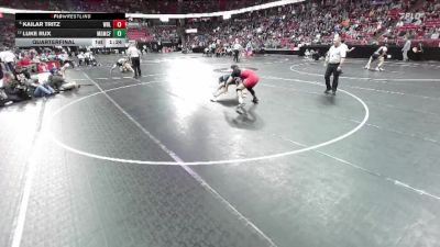 D1-190 lbs Quarterfinal - Kailar Tritz, Wisconsin Rapids Lincoln vs Luke Rux, Monona Grove/McFarland