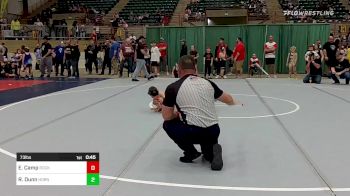 73 lbs Rr Rnd 1 - Evan Camp, Rockmart Takedown Club vs Robbie Dunn, Hornet Wrestling Club