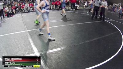 140 lbs Round 5 (6 Team) - Titan Henderson, Kentucky vs Trey Dahl, South Dakota Thunder