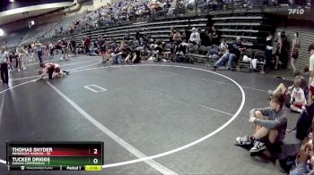 120 lbs Round 5 (6 Team) - Thomas Snyder, Minnesota Maroon vs Tucker Driggs, Kansas Copperhead