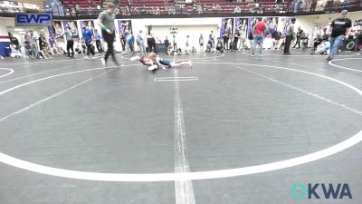 67 lbs Semifinal - Jaxson Goodin, Cowboy Wrestling Club vs Bodey Phillips, Bristow Youth Wrestling