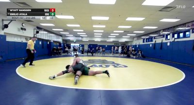218 lbs Consi Of 8 #1 - Wyatt Hanssen, Wasatch (UT) vs Emilio Ayala, Kingsburg