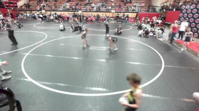 93 lbs Champ. Round 2 - Anders Quist, Hawk Wrestling Club vs Zoey Rasmussen, Declo Stingers