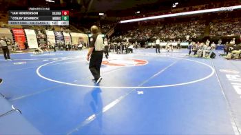 106 Class 2 lbs 3rd Place Match - Ian Henderson, Sullivan vs Colby Schreck, Mid-Buchanan