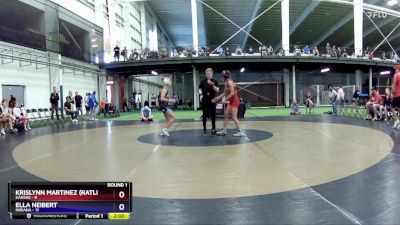 93 lbs Round 1 (4 Team) - Krislynn Martinez (Ratliff), Kansas vs Ella Neibert, Indiana