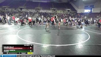 49 lbs Quarterfinal - Kaleb Millz, Pomona Wrestling Club Colorado vs Ryden Garcia, Montana