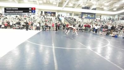 190 lbs 1st Place Match - Elijah Hawes, Sanderson Wrestling Academy vs Shepard Stephens, Sanderson Wrestling Academy