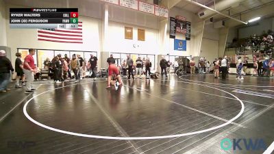 Consolation - Ryker Walters, Collinsville Cardinal Youth Wrestling vs John (JD) Ferguson, Pawhuska Elks Takedown