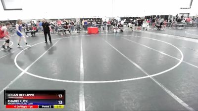 150 lbs Cons. Round 3 - Logan DeFilippo, Team DeFilippo vs Rhadei Kuck, Ringers Wrestling Club