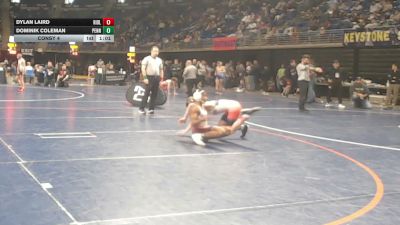 110 lbs Consy 4 - Dylan Laird, Ridley vs Dominik Coleman, Penns Valley